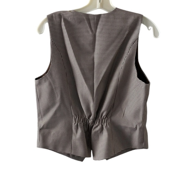 Steve Madden Houndstooth Vest Size L - Picture 6 of 8